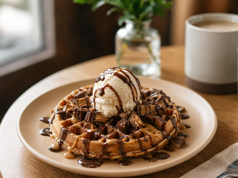 Reese Peanut Butter waffle
