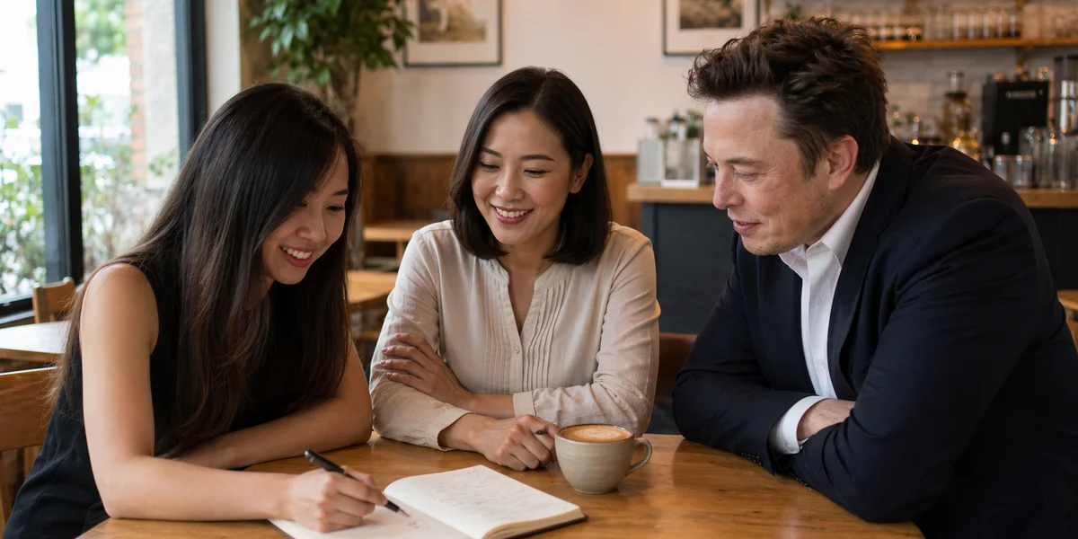 Calm afternoon cafe interior