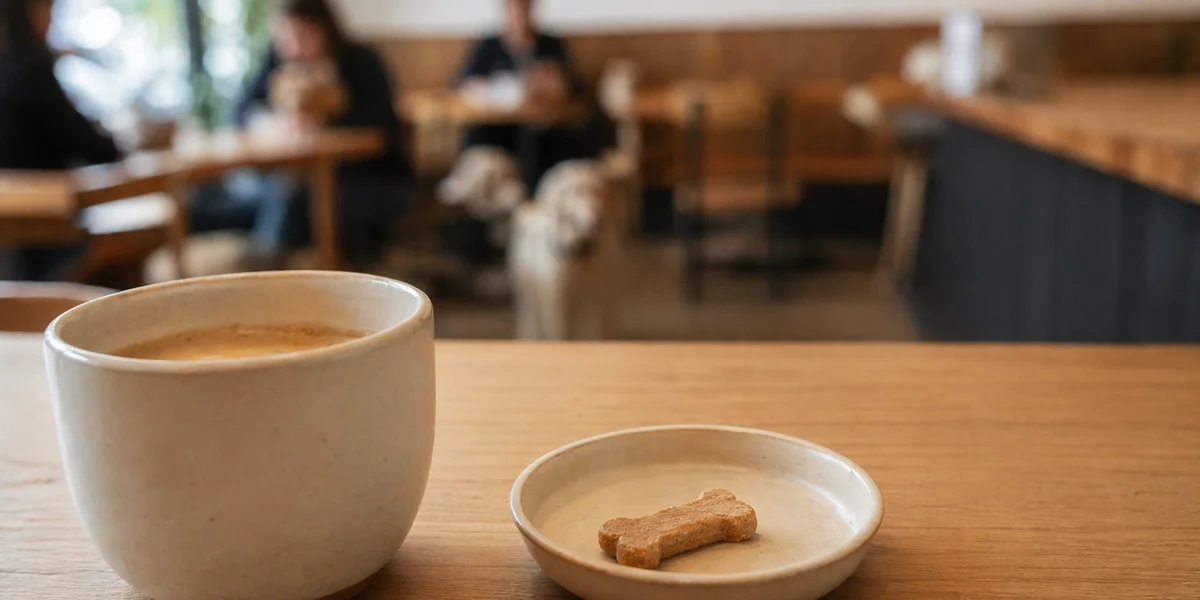 Complimentary pet treat