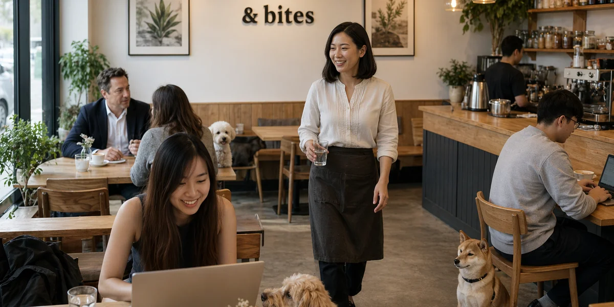 Interior of Bubbs & Bites